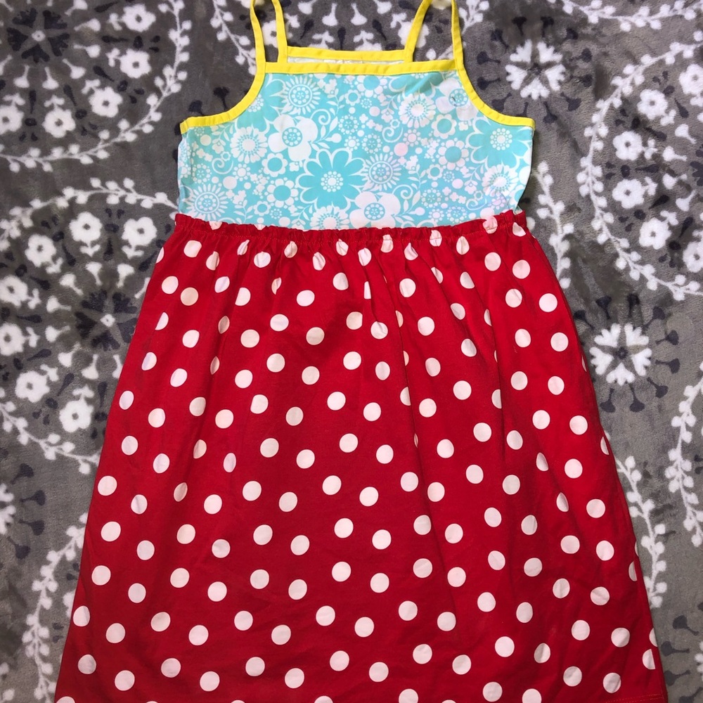 Hanna Andersson Girls Sundress size 140 (US 10).